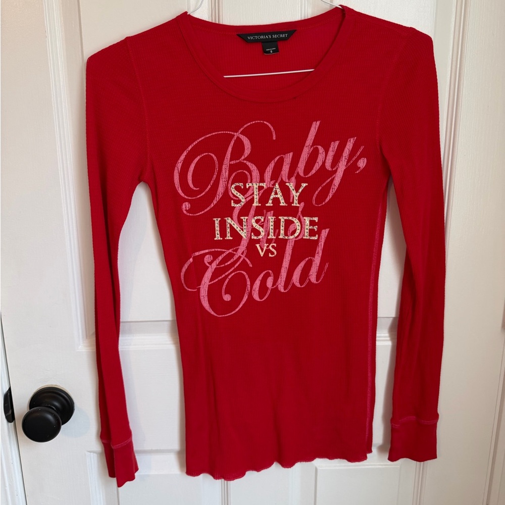 Victoria's Secret Red Kids Long Sleeve Top